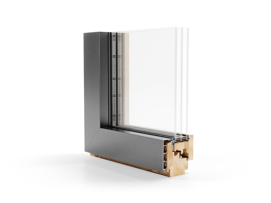 drevene okna esperia life 74 alu